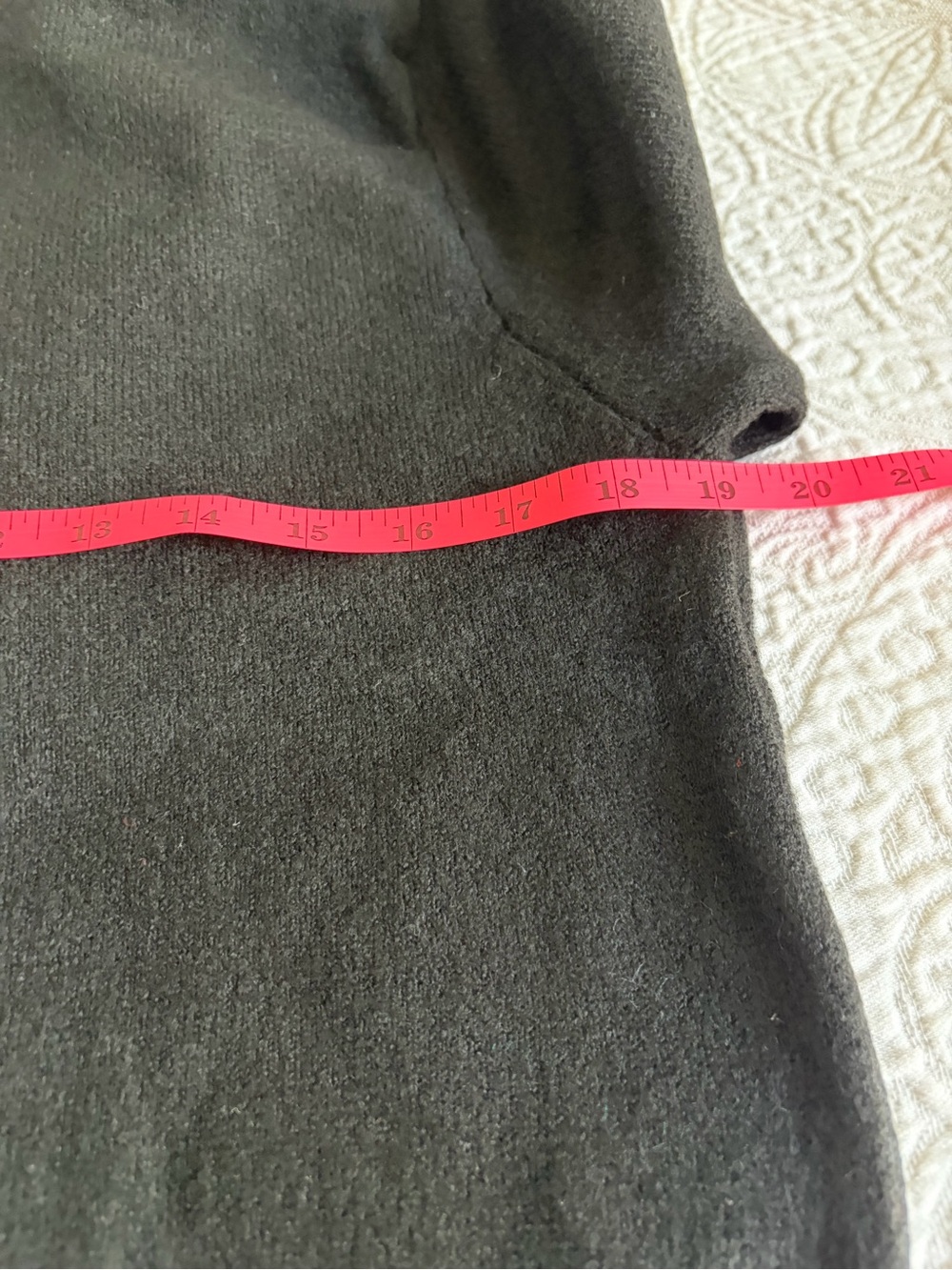 New Zenana Knit full-zip hoodie sweater Black size Large - Picture 6 of 8